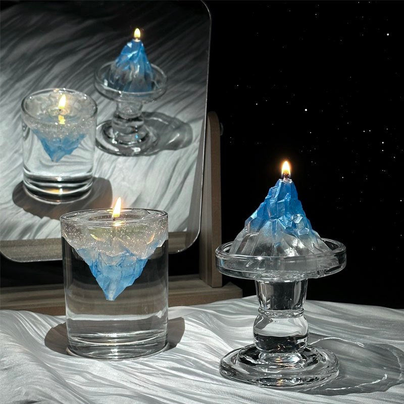Floating Iceberg Candle Premium Scented Decor for Bedroom Desk