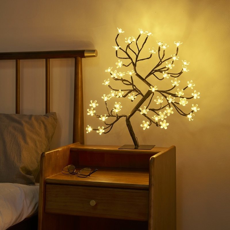 Soft Glow LED Night Light Bedside Lamp for Bedroom Atmosphere