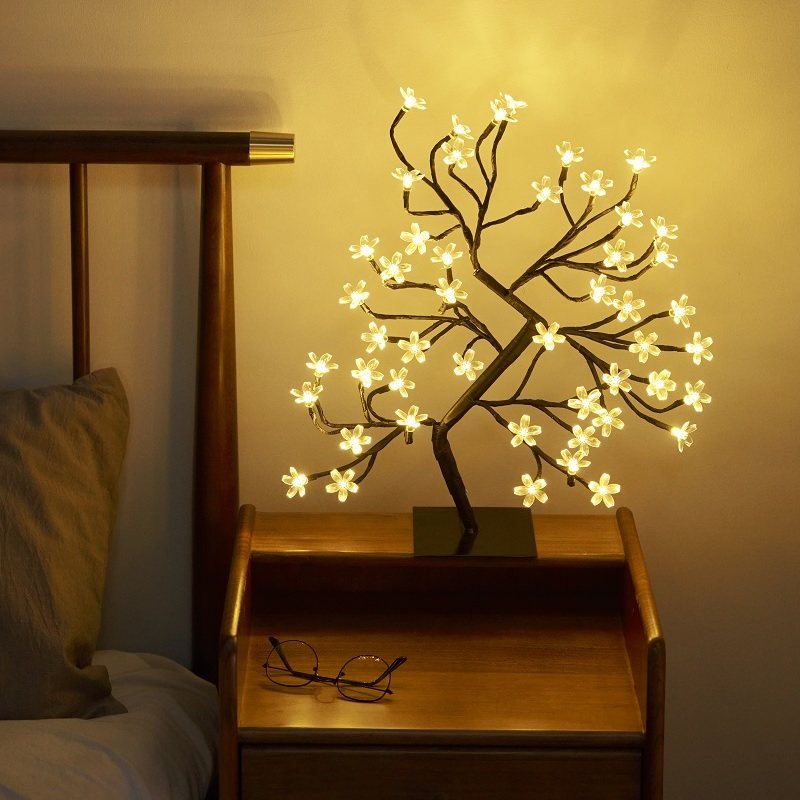 Soft Glow LED Night Light Bedside Lamp for Bedroom Atmosphere