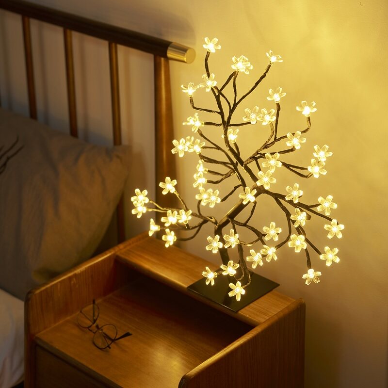 Soft Glow LED Night Light Bedside Lamp for Bedroom Atmosphere