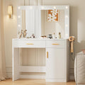 Dressing tablewith 35.4" LED Mirror and LightsMakeup Vanity Table